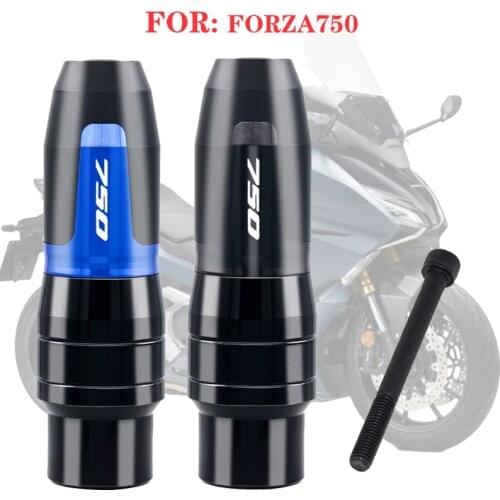 For HONDA Forza 750 FORZA750 Forza750 2020-2021 Motorcycle CNC Aluminum Crash Pads Exhaust Sliders Crash Protector With logo