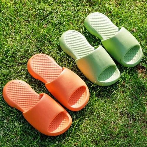 FZNYL 2021 Japanese slippers summer Flat EVA Thick Sole Slides household bathroom sandals and slippers for men and women