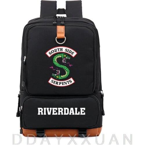 Riverdale Alphabet Riverdale Boy Girl Children School Bag Women Bagpack Teenagers Schoolbags Canvas Men Student Backpack