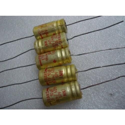 Hot spot 40V 10UF axial antique audio supplement capacitor (Inductor)