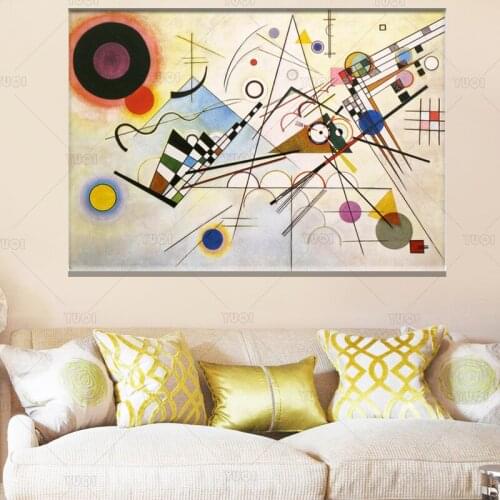 HD Composition by Wassily Kandinsky Canvas Painting For Living Room Home Decoration Oil Painting On Canvas Wall Painting