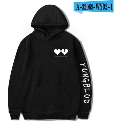 Hot Sale Yungblud Hoodies Black Hearts Club Men/women Hoodie Fashion Boys/girls YUNGBLUD Sweatshirt Clothing Tracksuits