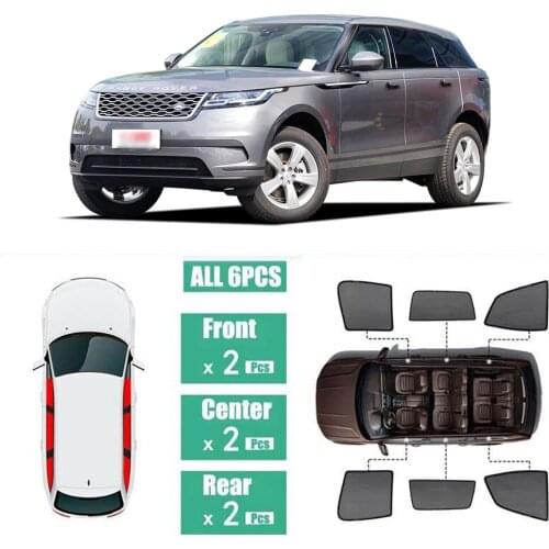 Side Windows Magnetic Sun Shade UV Protection Ray Blocking Mesh Visor Fit For Land Rover Range Rover Velar