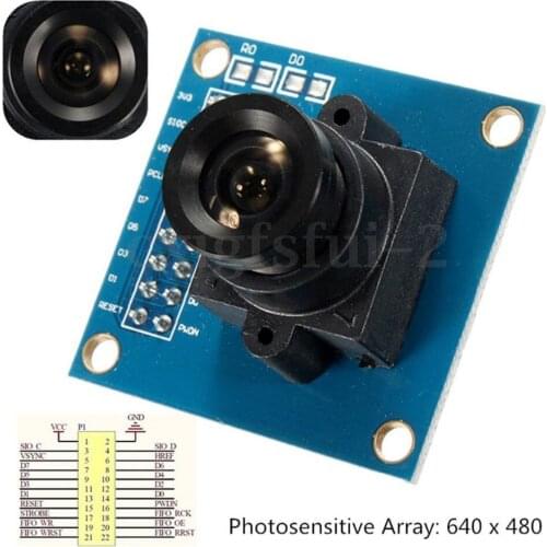 New OV7670 VGA Camera Module Lens CMOS 640X480 SCCB w/ I2C Interface
