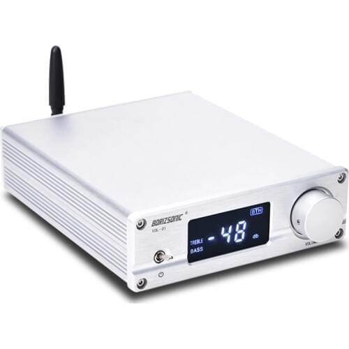 New Latest VOL-01 HIFI NJW1194 Bluetooth 5.0-aptx Receive Remote Preamplifier 5-way Preamp New