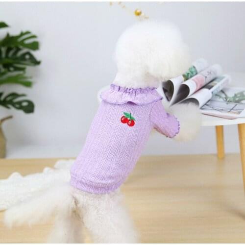 Chihuahua Dog Clothes Jacket Suit Autumn Puppy Poodle Small Dog Clothing Pet Cute Costume Bichon Pomeranian York Knitted Apparel