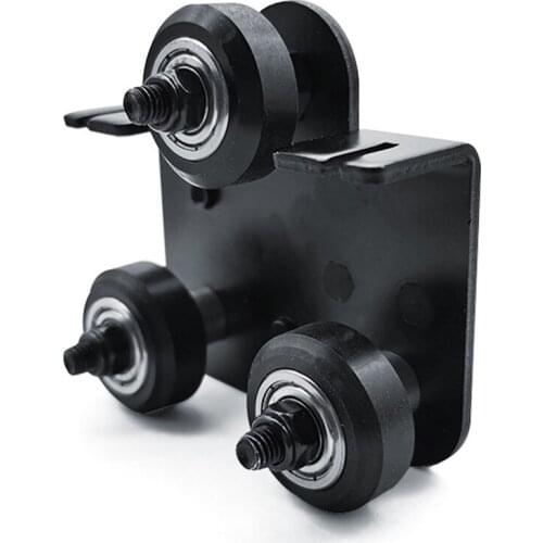 Carriage Plate with Wheels Pulley & Fan Cover for CREALITY CR-10 CR-10S CR-10-S ENDER-3 ENDER-4 TEVO 3D Printer Accessories