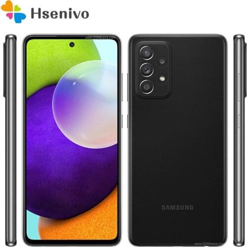 Samsung Galaxy A52 Refurbished-Original Unlocked Octa-core Android Wi-Fi 25MP 6.4''128GB 8GB RAM Fast charging 25W