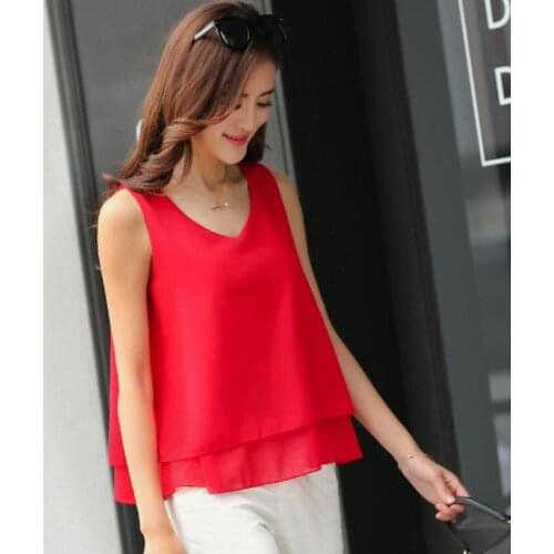 SeYionLer Sleeveless Blouses