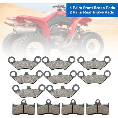 12 Pcs ATV Front & Rear Brake Pad For CFmoto CF500 CF600 X5 X6 X8 U5 ATV UTV Quad Motorcycle Etc Semi-metallic ATV Accessories