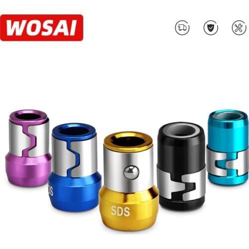 WOSAI Universal Magnetic Ring Alloy Magnetic Ring Screwdriver Bits Strong Magnetizer Drill Bit Batch Head Magnetic Ring