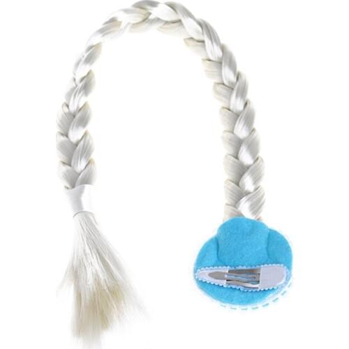 Elsa Anna Tiara Princess Crown Wig Wand Gloves Christmas Cosplay Elsa Set BX0D