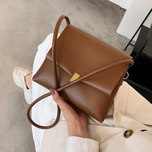 Women Bag Crossbody Bag for Women Shoulder Bag Designer Handbag Simple Purse All-match Fashion PU Leather Solid Color 2021 New