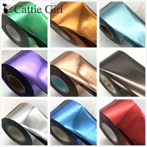 1Roll 120M Metal RoseGold Nail Foils Stickers Black Marble Stone Manicure Set for Candy Nail Art Transfer Paper Decal