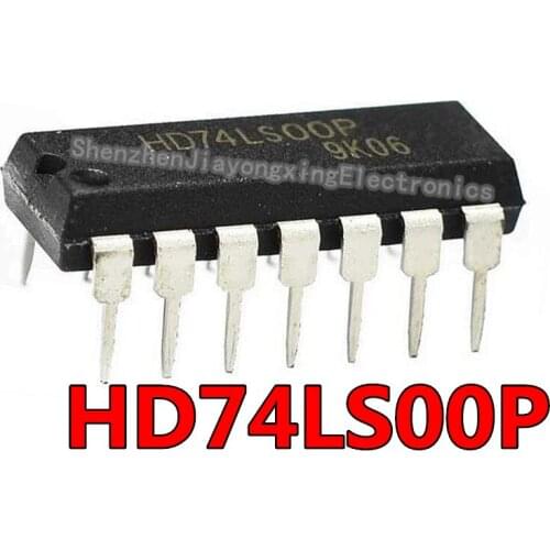 10PCS HD74LS00P DIP14 HD74LS00 DIP SN74LS00N 74LS00 SN74LS00 DIP-14 new and original IC