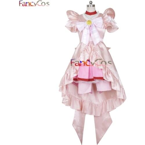Anime Smile PreCure! Glitter Force Glitter Lucky Cure Happy Dress Princess Cosplay Costume Halloween Costumes for Women Kids