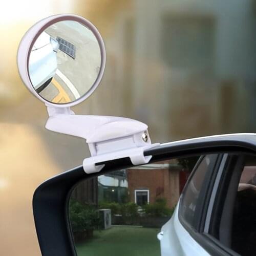 Car Auxiliary Rear View Mirror Car Adjustable Blind Spot Mirror Wide Angle Auxiliary Rear View Side Mirror for Left Mirror