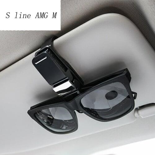 Car Styling Sunglasses Eye Glasses Clamp Pen Ticket Holder Clip For BMW F10 E90 F20 F30 E60 F07 X3 f25 X4 f26 X5 X6 Accessories