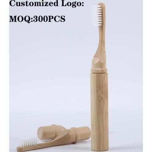 5/10 PCS Zero Waste Bamboo Toothbrush with Plug-in Replacement Brush Head Teeth Oral Cleaning Care Convenient for Travel Living