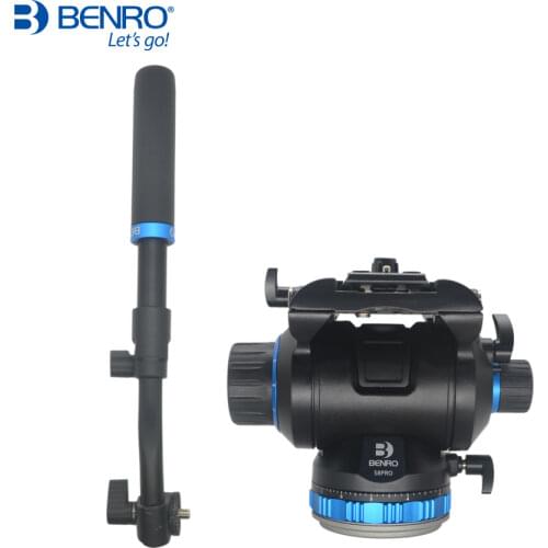 BENRO S8 Hydraulic Video Head Aluminum S Series Universal For Camera Tripod QR13 Quick Release Plate Max Loading 8kg