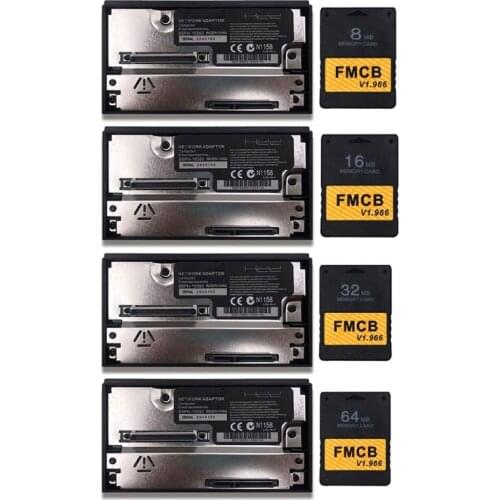 Free McBoot v1.966 Memory Card for PS2 FMCB version 1.966 for PS2 Game Console Sata Network Adapter