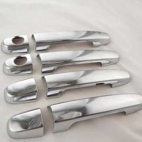 For Toyota Corolla 10 E140 E150 (2006-2013) Luxurious Chrome Door Handle Car Covers Accessories Car Stickers Car Styling