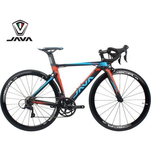 JAVA road bike aluminum alloy 18 speed road bike racing men and women curved handle adult bicycle torpedo