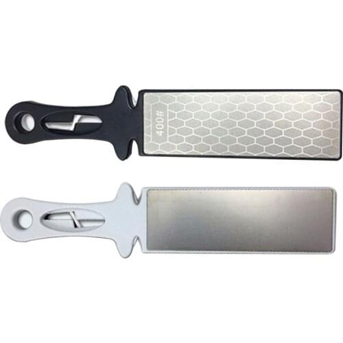 400/1000# Double Sided Diamond Knife Sharpener Ceramic Whetstone Kitchen Garden Knives Grinding Tool Household Kitchen Gadgets