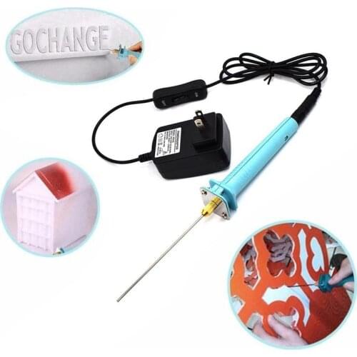 Electric Foam Cutter Polystyrene Styrofoam Knife Hot Wire Foam Cutting Knife Portable Styrofoam Cutting Tools Foam Cutter