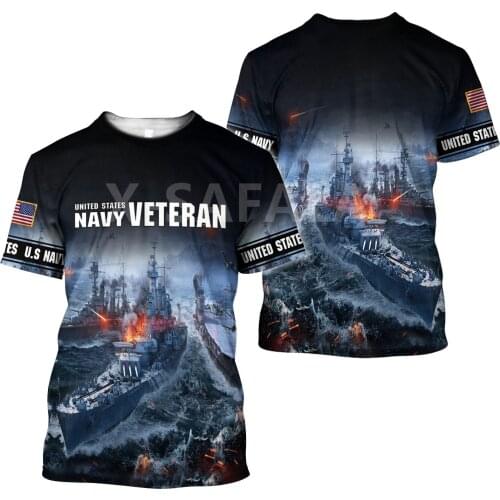 USA Army Flag Navy Veteran Eagle Men Women 3D Printed T Shirts Unisex Harajuku Shirt 6 Tee Tops