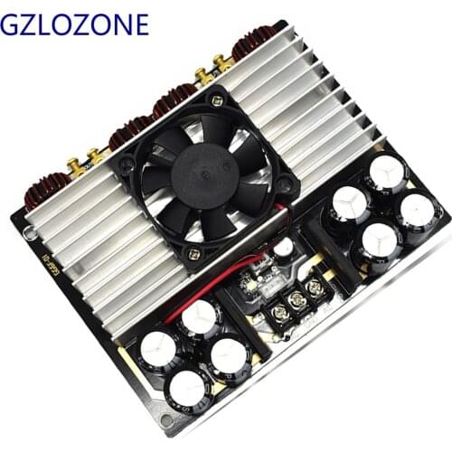 GZLOZONE TDA8954TH Dual Core Digital Audio Amplifier Board With Fan Hifi Two-channel Amplificador 420W+420W