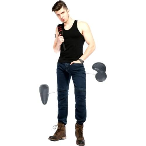 SFK 2 pieces of knee pads 2 pieces of Hip Pad jeans jacket Motoqueiro Moto Racing pants Pantalon Moto