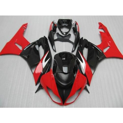 High quality fairings set for Kawasaki ZX6R 2009 2010 2011 2012 red black fairing kits 09-12 TZ10