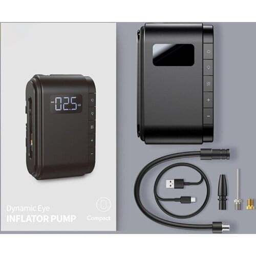 Air Compressor Tire Inflator Air Compressor Portable Car Tire Pump with LED Light Compatible with Bicycle Motorcycle 40GF