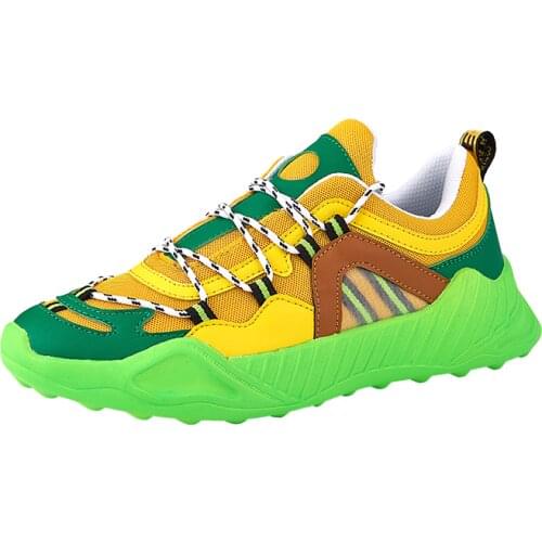 Summer New Style Korean Breathable Mesh Mens Running Shoes Soft And Comfortable Classic All-match Harajuku Style Sneakers