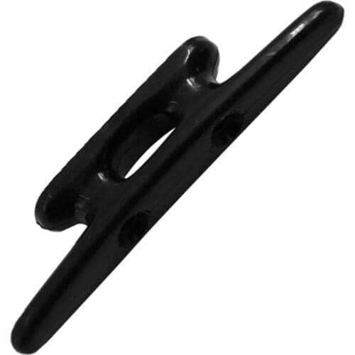 Boat Black High Impact Nylon Rope Cleat Dock Mooring Marine 4 Inch