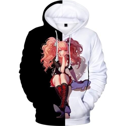 Popular Cosplay Clothes Danganronpa:Trigger Happy Havoc Hoodies Sweatshirts 3D Monokuma Boys/girls/ Casual Tracksuits Oversized