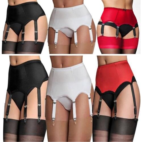 Sexy Garter Belt Women High Waist Suspender Belt Female Lady Elastic Sexy Lingerie Stockings' Suspenders Night Clubwear