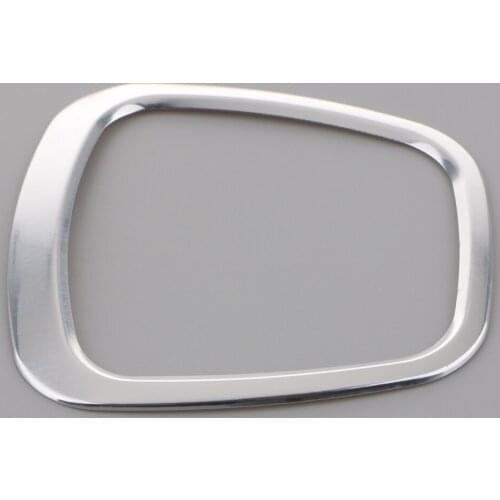 Steering wheel Aluminum Alloy Ring Interior Accessory Sticker Decals for Audi