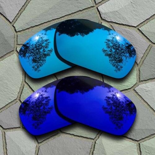 Sky Blue&Violet Blue Sunglasses Polarized Replacement Lenses for Oakley Jawbone