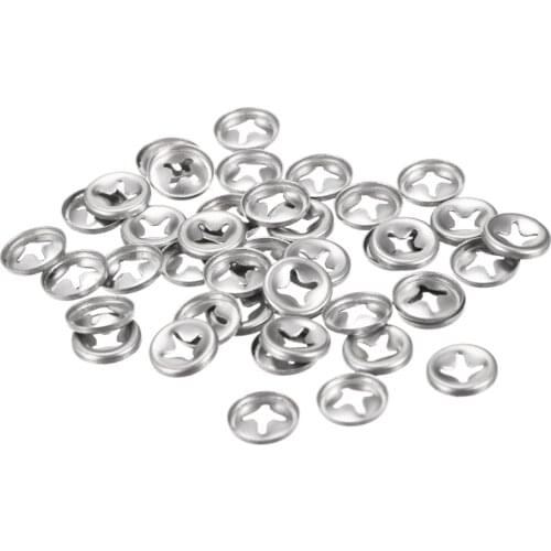 Uxcell 40pcs/lot M3 M4 M6 M7 M8 M12 Internal Tooth Starlock Washer 304 Stainless Steel Locking Speed Clip Hardware Lock Firmly