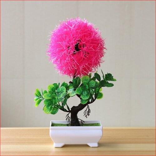 1Pc Artificial Flower Grass Potted Artificial Plants Plastic Flowers Wedding Spring Summer Living Room Decor