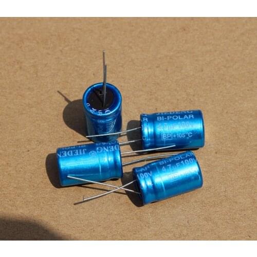 100V 2.2uF 4.7uF Audio Crossover Capacitor Tweeter Divider Promise capacitance
