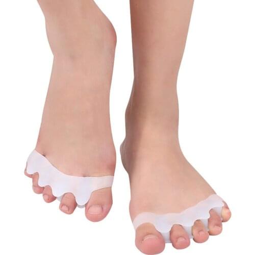 2PCS Toe Separator Correction Hallux Valgus Corrector SEBS Orthopedic Hammer Separator Straightener Spreader Foot Care Tools