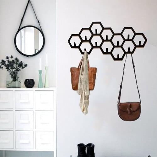 3Art Metal Metal Wall Hanger-Modern Metal Robe Hook