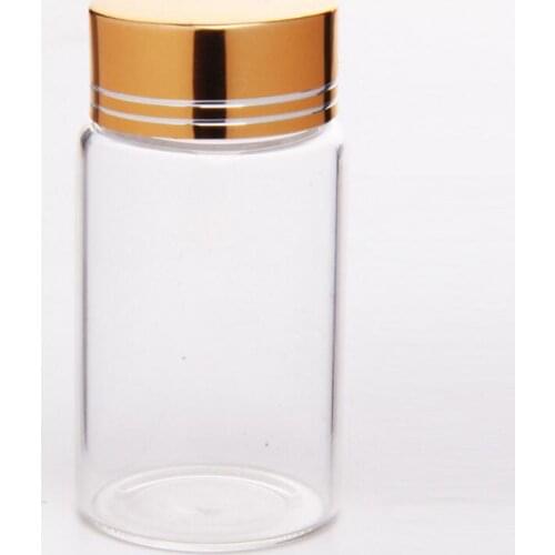 500pcs/lot 50ml High-quality screw neck glass bottle for vinegar or alcohol,storage candy bottles