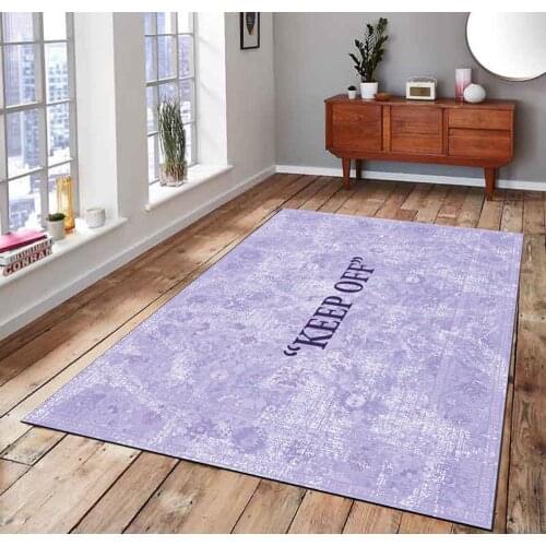 KEEP OFF 7 Classic Patterned Carpet , Fan Carpet Non Slip Floor Carpet,Teens Carpet,Area Rug