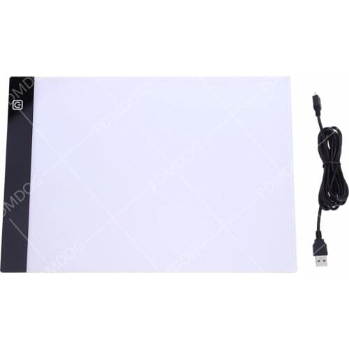 PDMDOG LED Diamond Painting Light Pad Lightpad Board Diamond Painting Accessories Tool Kits A3 A4 A5 Drawing Graphic Tablet Box