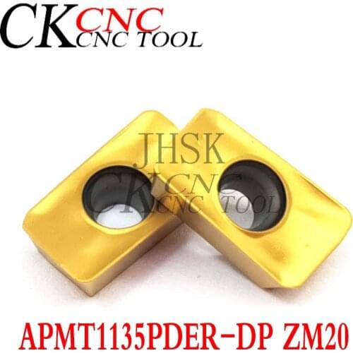 APMT1135PDER-DP ZM20 APMT 1135 PDER Turning carbide milling Insert cutter turning tools Milling Face mill cutter APMT1135 blade