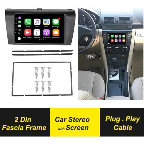 2 Din Car Radio Fascia For Mazda 3 Axela 2004-2009 Stereo Audio Frame Interface Dash GPS Navigation Android Player Multimedia